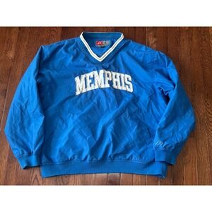 Memphis University Pro Player Pullover Men's L Royal Blue Logo Sweatshirt Y2k
